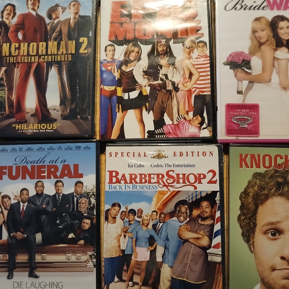 Assorted DVD Movie Lot - Colorful Cover Art